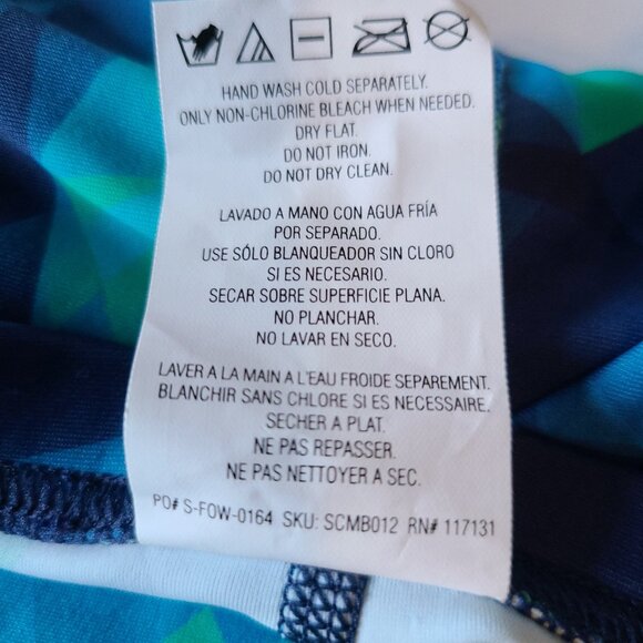 SPORTI FRACTALICIOUS JAMMER SWIMSUIT SIZE 36, 4-WAY STRETCH, COMPETITION FIT - Picture 10 of 11